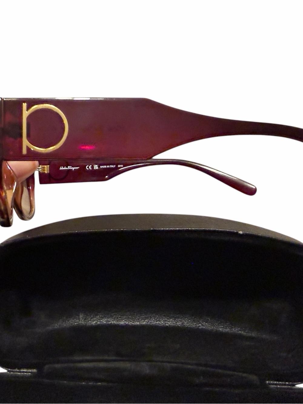 Salvatore Ferragamo Amber Gradient Oversized Sunglasses - Picture 4 of 8
